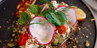 Smolt Kitchen Avocado on toast breakfast at Smolt Kitchen